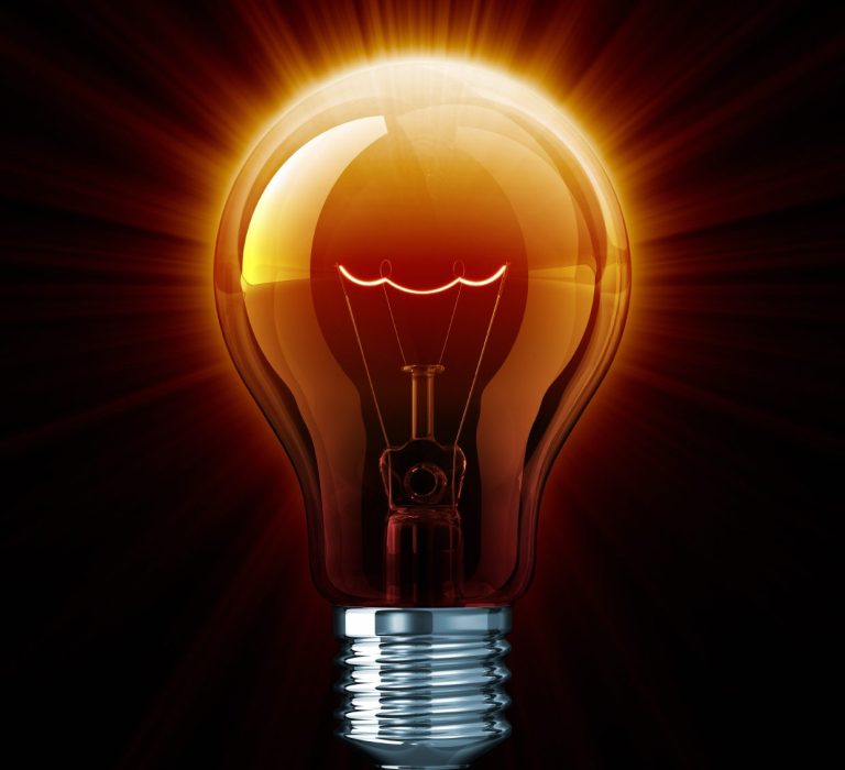 Lightbulb, symbolizing efficiency and optimization in processes and operations.